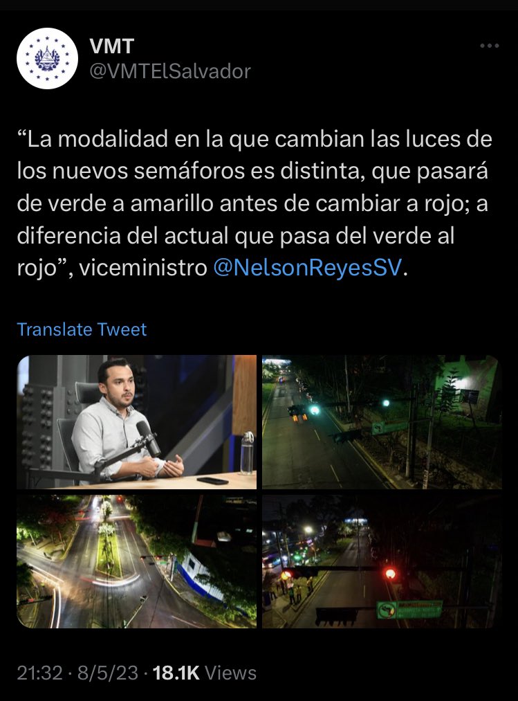 iWill_Sv's tweet image. Qué risa me da el viceministro de transporte con sus semáforos inteligentes. Dice que son una novedad tecnológica que nos va a cambiar la vida. Pero resulta que son iguales a los de siempre, solo que con cámaras para robarnos más dinero.  🤣 #SemáforosInteligentes #VMT