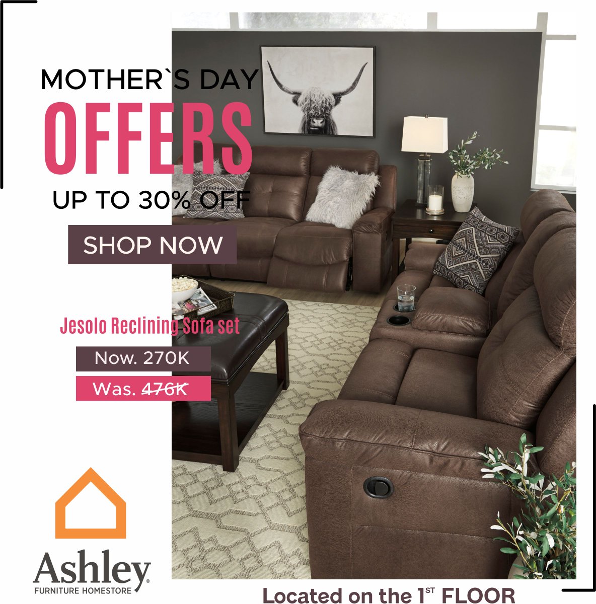SaritYourCity's tweet image. Whether it’s your mum or your wife, they deserve the best.
Call/ Whatsapp – 0717 101010
@Ashleyfurn_KE located on the 1st Floor @SaritYourCity 
#sofasets #sale #mayoffers #thisishome #inflationbusters #newarrivals #ashleyfurniturehomestore #recliners #mothersdayoffers
