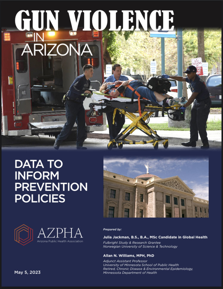 We made final changes to our @PublicHealthAZ report on firearm violence as we prepare for publication... 'Gun Violence in Arizona: Data to Inform Prevention Policies' (1/2) @AlWilliams_epi ➡️ p7p8e2.p3cdn1.secureserver.net/wp-content/upl…
