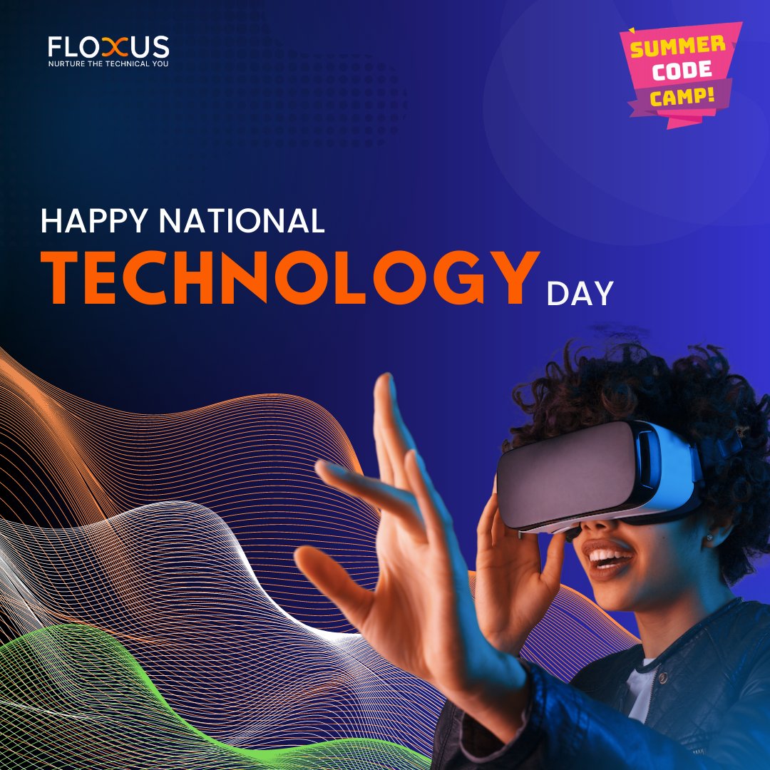 floxus_official's tweet photo. On National Technology Day, we at @floxus_official pay tribute to all the visionary scientists, engineers and innovators in the tech sector to commemorate the dynamic achievement of making India Nuclear Power ๐ช๐ฎ๐ณ
#NationalTechnologyDay #CodeCampJH #UpskillJharkhand https://t.co/1JKu74a8LT