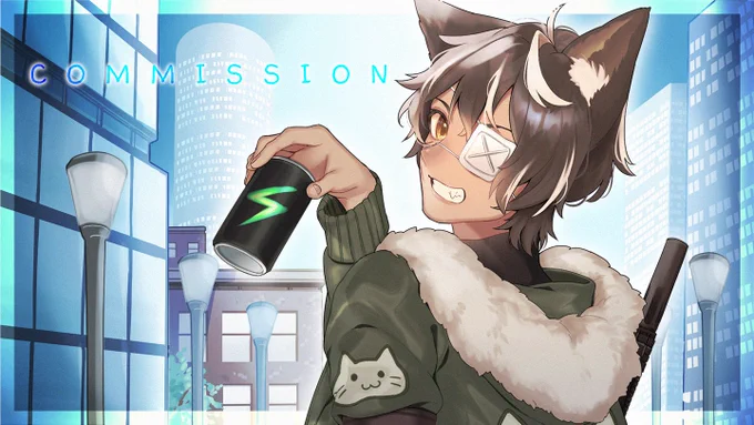 #Skeb リクエストありがとうございました!顔良すぎな方でした…!