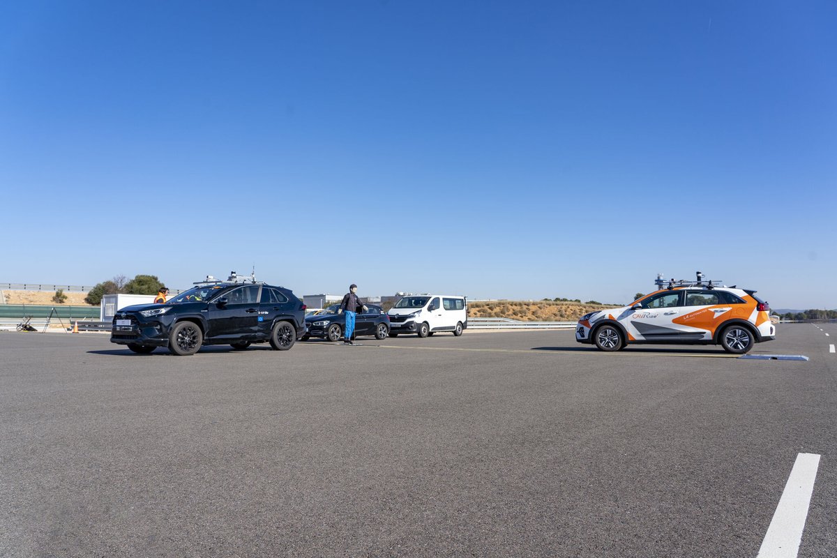 SAFE-UP (@safe_up_) on Twitter photo 📢Our final event is just around the corner!🚗💨
This Wednesday <a href="/ApplusIDIADA/">Applus IDIADA</a> we'll be celebrating all of SAFE-UP's research with partner insights, an expert panel on CCAM's role in improving #roadsafety, and a showcase of our demos!
Stay tuned! 👀 #VisionZero #FutureMobility 📢Our final event is just around the corner!🚗💨
This Wednesday <a href="/ApplusIDIADA/">Applus IDIADA</a> we'll be celebrating all of SAFE-UP's research with partner insights, an expert panel on CCAM's role in improving #roadsafety, and a showcase of our demos!
Stay tuned! 👀 #VisionZero #FutureMobility