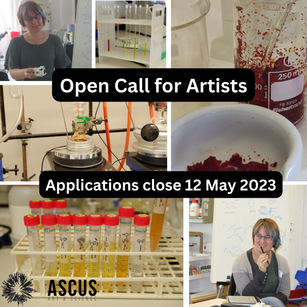 Last chance to apply for the #opportunity for #artists interested in #molecularchemistry working with @ArtOxiZymes. Applications close 9am Friday 12th May. ascus.org.uk/opportunities