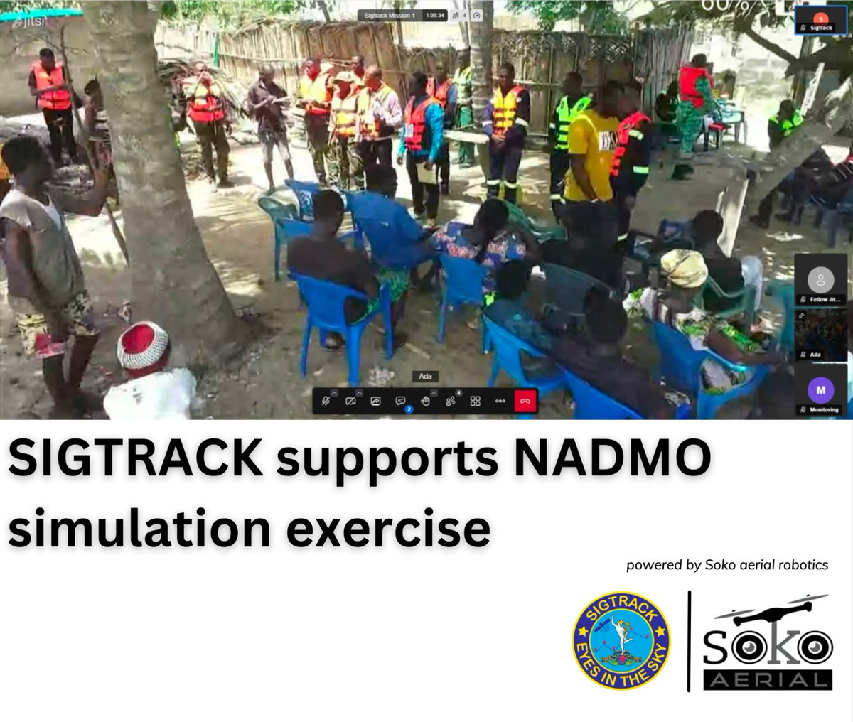 SokoAerial's tweet photo. SokoAerial Robotics, offering a lead Situation Awareness for the ongoing, VRA Emergency Preparedness plan Exercise "DA WOHO SO" 2023 with Nadmo and the state security agencies.

#ISR #Signal #SokoAerial #Sigtrack https://t.co/celxFUIbI4