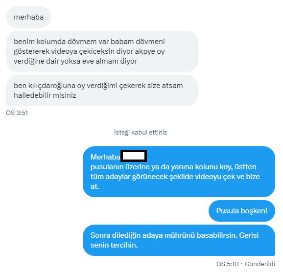 Bu örnekte olduğu gibi dövmenizi ya da kimliğinizi vs. göstermeniz istenirse: 👇