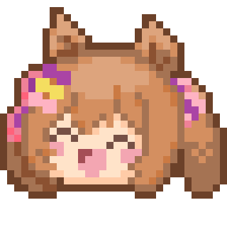 「ファル子をカクカクさせた〜い!!」 「へいへいさんのおかげでドット絵が描けてうれしい!!」 「画素数が低い」 描かせていただきました。ご査収ください。