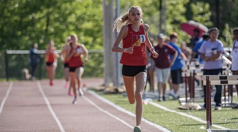 Olivia Cieslak runs a US No. 11 time of 2:08 in the 800m.  That is fast.  Go Fords!