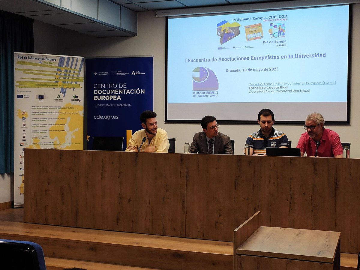 ArnemannGomez's tweet image. My pleasure to be at the 1st Forum of European Associations in Granada organised by @cde_ugr yesterday morning with @esngranada, @CameAndaluz and @Equipo_Europa

During my speech I had the chance to introduce @BETA_Europe, @spainbeta  and the world of #ModelEuropeanUnion

#EUweek