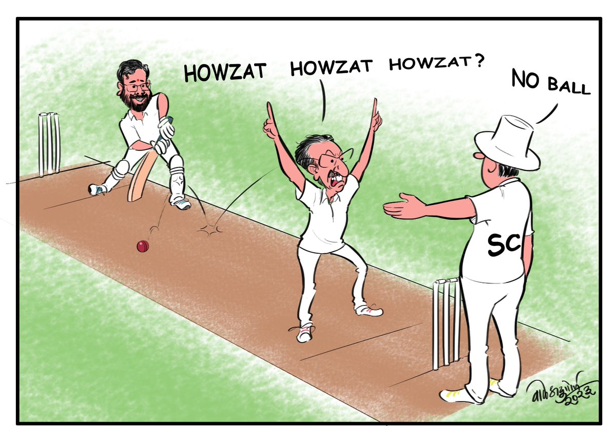 wale_ashutosh's tweet photo. SC verdict on Maharashtra political crisis
.
#MaharashtraPoliticalCrisis #EknathShinde #UddhavThackeray #ShivSena #bjp #politics #PoliticalMemes #cartoon #cartoonist #illustrator https://t.co/5BAmyYYV9k