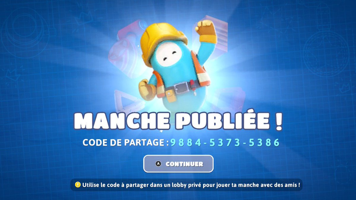 Fantheos_'s tweet photo. Rebonjour à tous juste pour mettre mes nouvelles maps ici en espérant quelle vous plaise ! #FallGuysMaker #FallGuysCreative #French #France #FallguysFR https://t.co/riSNFclEYk