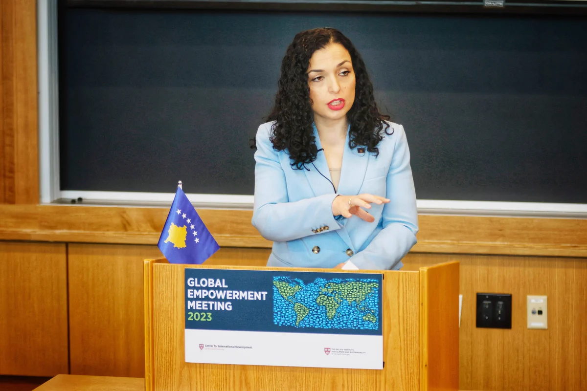 President Vjosa Osmani Sadriu delivers keynote address