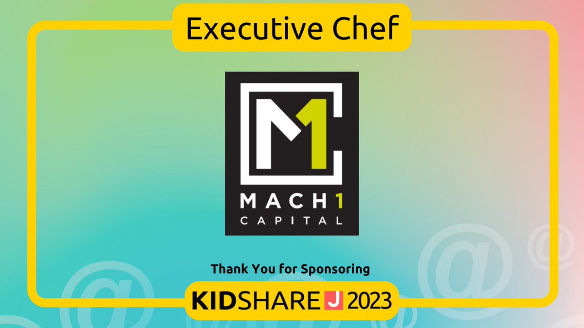Thank you to Mach1 Capital for supporting what’s @ the Center of Community 💙 Your support of KidShare benefits education, camp, and inclusion programs at the JCC that children and families rely on everyday. #KidShare2023