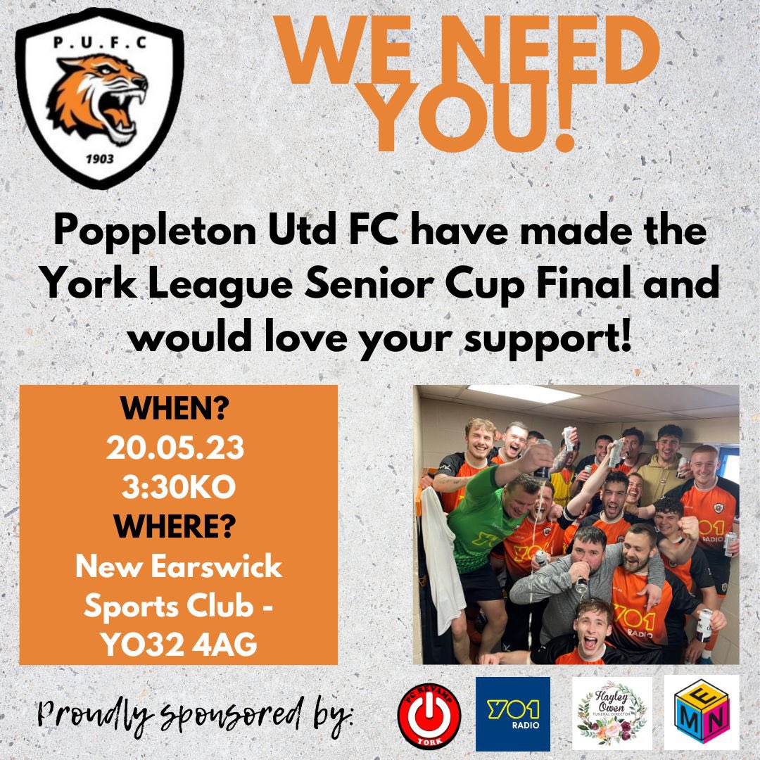 PoppletonFCMens's tweet photo. Please come and support the lads! https://t.co/sMyp3mTlyj