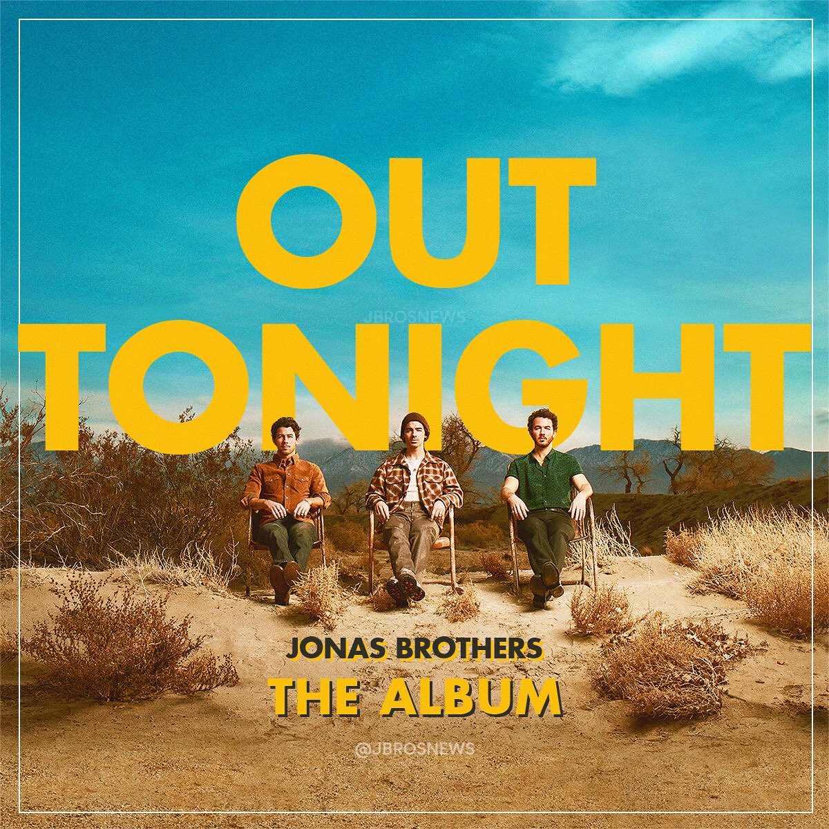 jbrosnews's tweet image. MIDNIGHT. Let the countdown begin! #TheAlbum 🩵 

jonasbrothers.lnk.to/thealbum
