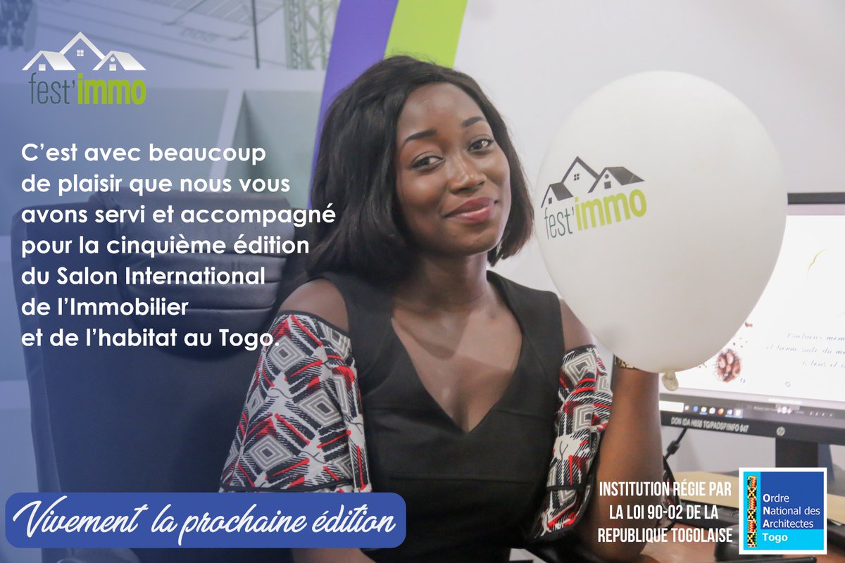 OnatTogo's tweet photo. Nous vous donnions rdv il y a quelques années... et bien, nous y sommes... 😇 Le Salon International de l'Immobilier et de l'habitat Fest'Immo ouvre ses portes dans quelques heures 🤩 (demain) pour la sixième édition. En cette journée-veille, nous vous proposons un flashback. https://t.co/wCzL11bFo2