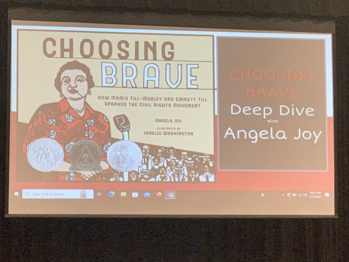 cloonanprincipl's tweet image. CMS welcomes @AngelaJoyBlog the author of Choose Brave. The book is about how Emmitt Till &amp;amp; Mamie Till-Mobley sparked the Civil Rights Movement. Our thanks to @janeaddamspeace &amp;amp; @100BMOSInc for copies of the book. @SPSSuper @StamAdvoSchools #SPSInspire ##SPSChallenge #cmsnews
