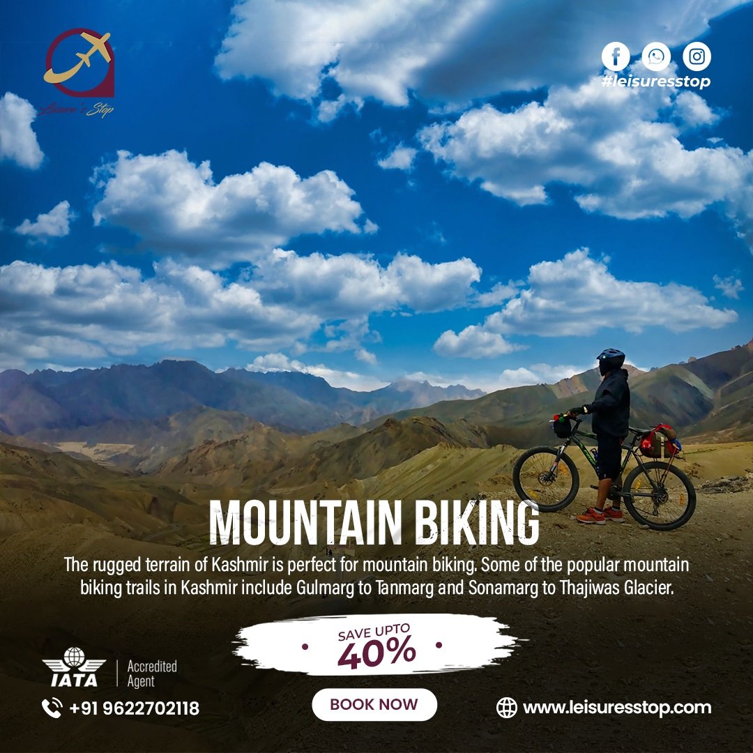 LeisuresStop's tweet photo. Thrilling adventure sports that everyone can be experience in Kashmir.
book with @leisuresstop and get upto 40% off
#leisuresstop #trekking #mountainbiking #rafting #travel #flight #traveler #flightlife #travelworld #flightview #travelling #flightbooking #travelday https://t.co/FlMEhFQb3r