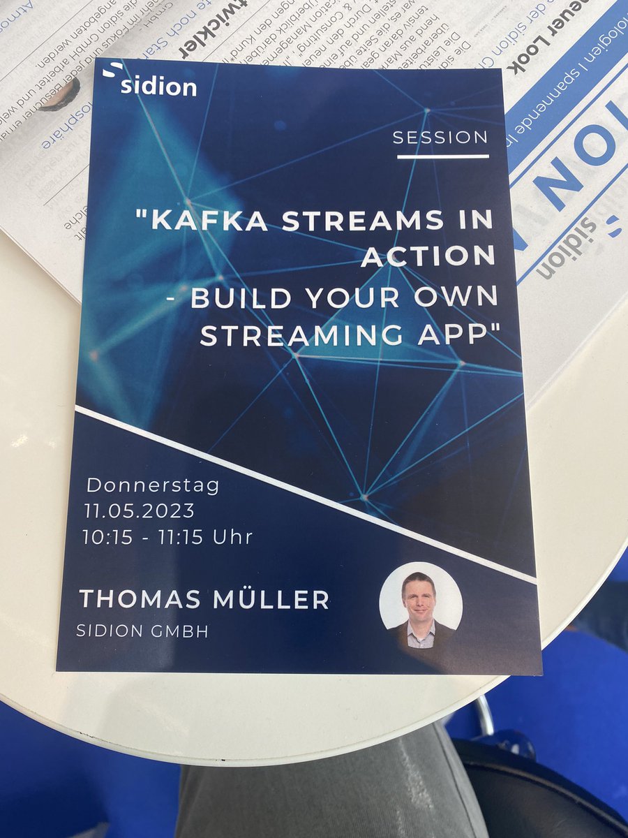 zaroselectro's tweet photo. @jaxcon Vielen Dank für die tolle Konferenz. Auch ich durfte wieder mit einem Vortrag dabei sein #kafkastreaming #sidion https://t.co/ZuFnMtZFI8