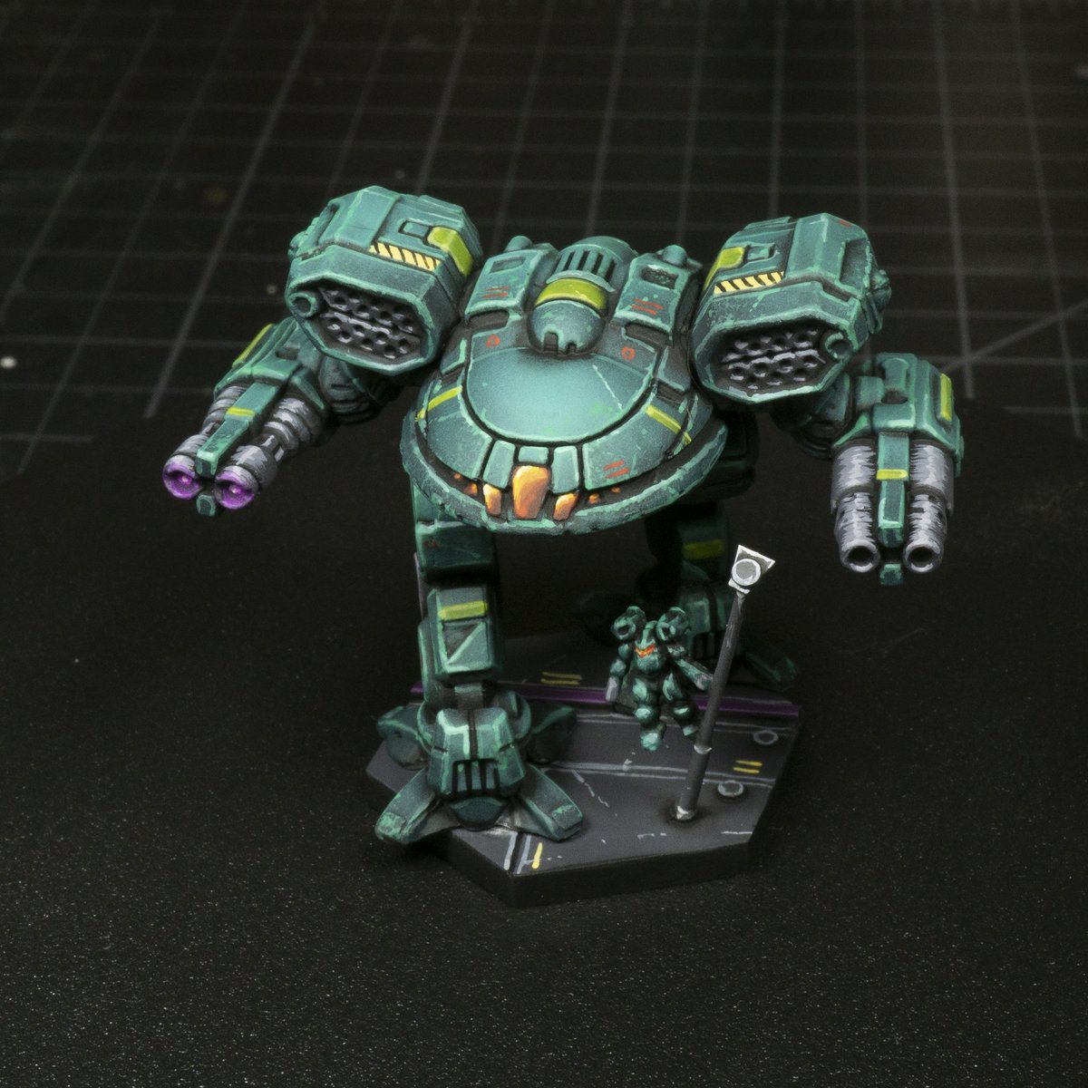 Completed Turkina from #battletech

If you'd like to see how I painted this figure, I've uploaded a full video on the process, link in my bio.

#minipainting #miniaturepainting #battletechminiatures #minis #miniatures #scifi