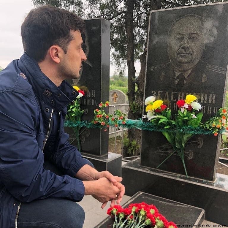 RussianEmbassy's tweet photo. MFA spox #Zakharova: By cancelling #VictoryDay &amp; making 9 May #EuropeDay, #Zelensky has cast a shadow over the feat accomplished by millions of Ukrainians, betrayed the memory of those who stood up to defend this land from a fascist Europe, incl the memory of his own grandfather. https://t.co/XzF0bocf54