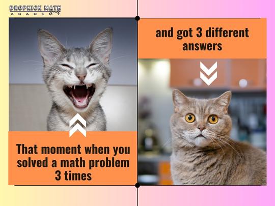 dropkickmath's tweet image. Math can be tricky at times. Making mistakes along the way can actually help students become more confident in their math abilities.
Learn more about our programs and how our teachers help students learn from their mistakes dropkickmath.com/blog/why-you-s…
#learningmath #mathisfun