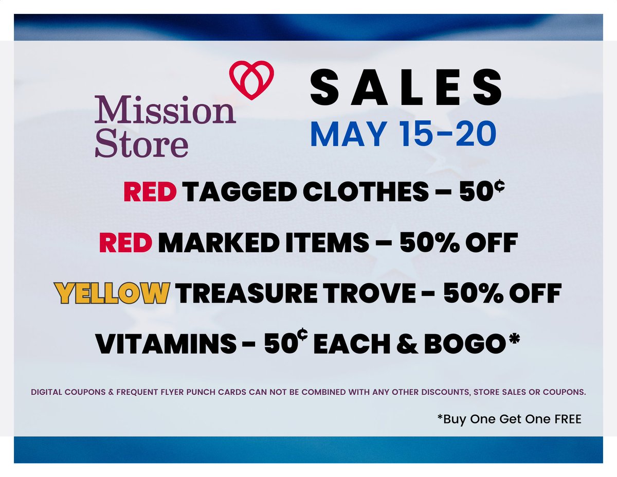 Need vitamins? Ours are on sale this week! Come check us out.

Mission Store
216 Harmon Street, Lexington
Mon-Sat 9a-3p
(doors close to new shoppers at 2:45p)