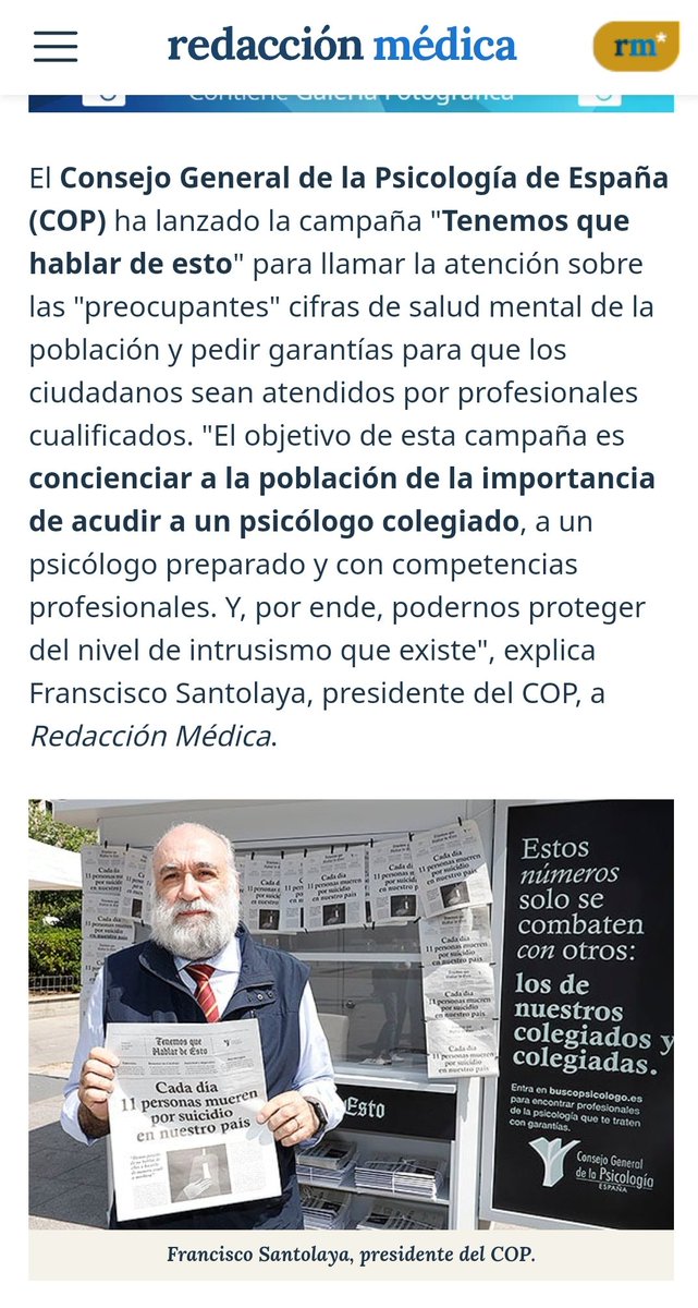 Por si no habéis tenido suficiente, no os perdáis la entrevista: Datos erróneos, desconocimiento de la disciplina, ámbitos de actuación, utilizar datos sensibles como campaña personal...

Velando (en teoría) por la seguridad de colegiados y pacientes  
 redaccionmedica.com/secciones/otra…