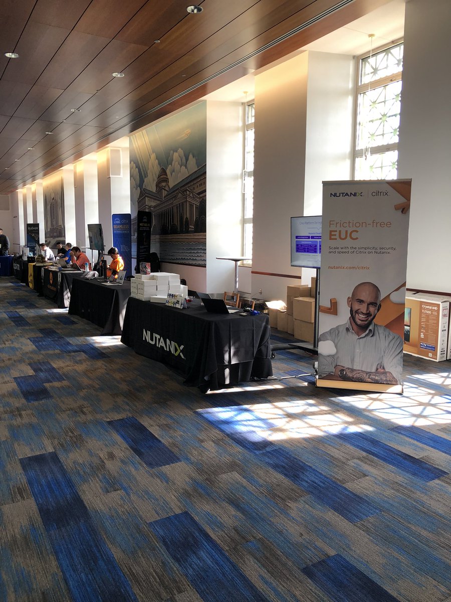 JarianGibson's tweet image. All set for #mycugc XL Great Lakes! Come stop by for a #Nutanix remote controlled car! Also have demos of #Citrix on NC2!