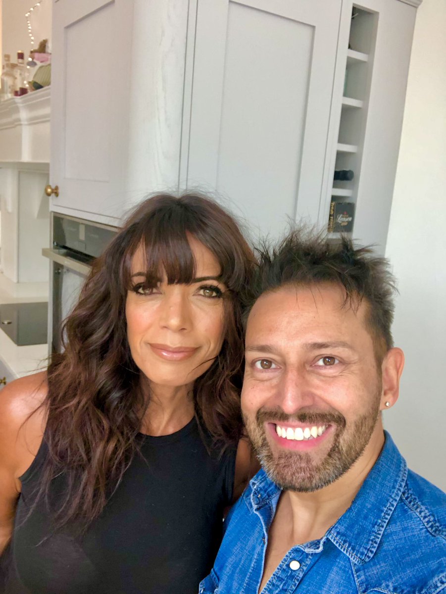ArmandBeasley's tweet photo. Catching up &amp; glamorising with @JennyPowellTV - check out the gleaming glow on Jens shoulder courtesy of my #probodyglow! I also used a little to highlight the cheekbones. #glowgirl https://t.co/yUvC648Deg
