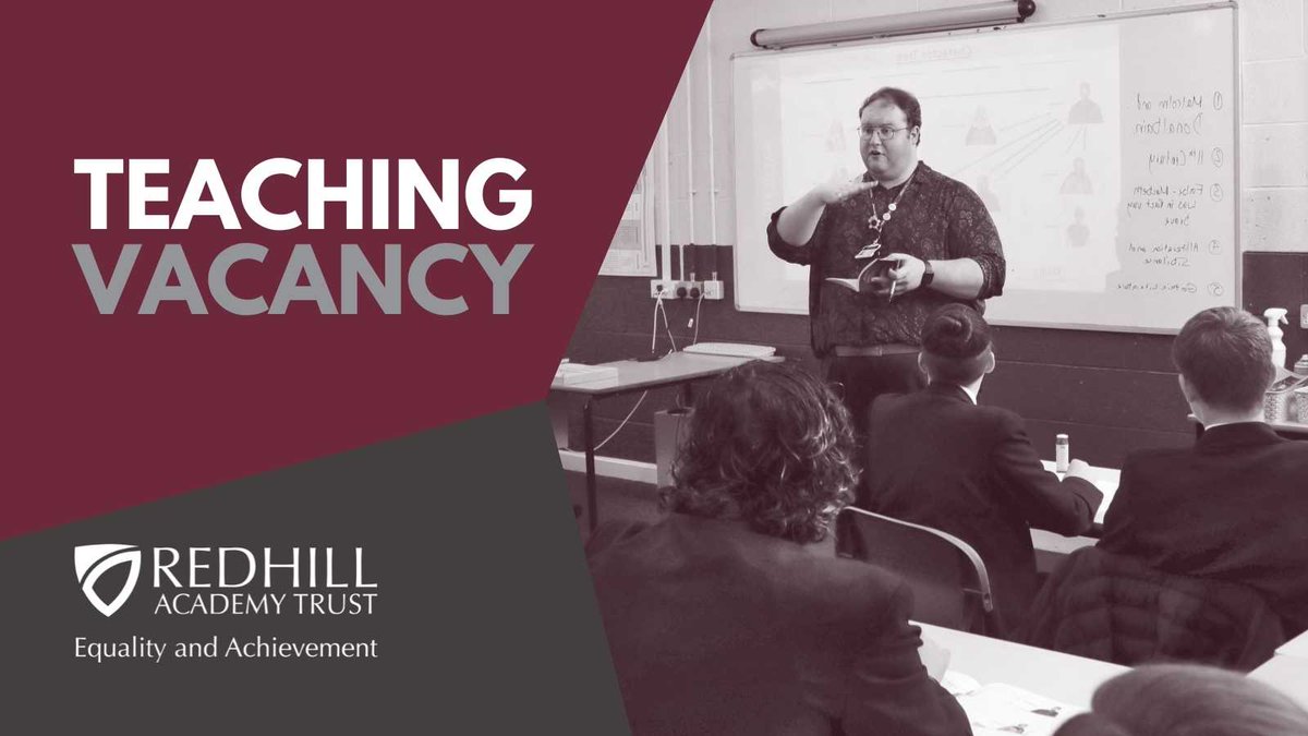 Are you a History Teacher looking for your next challenge? <a href="/TOA_Notts/">The Oakwood Academy</a> are advertising for a Head of History to join their faculty. Apply here: redhillacademytrust.org.uk/vacancies/vaca… <a href="/RedhillTrust/">Redhill Academy Trust</a> #TeachingJobs #SchoolJobs #Job #HeadOfHistory #TeacherOfHistory #NottinghamJobs #NottsJobs