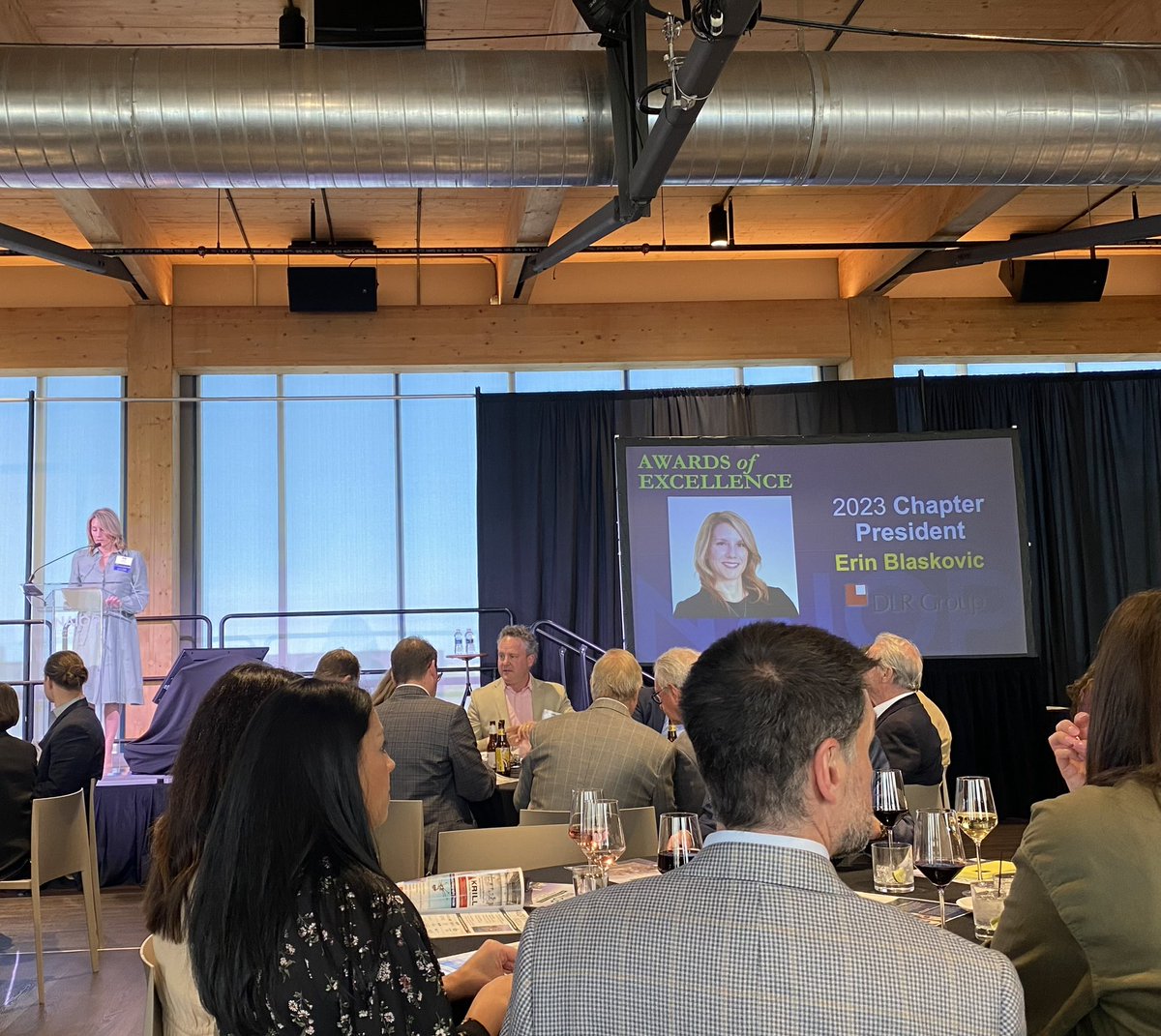 eb_92984's tweet image. Last night was such a lovely evening for the @NOhioNAIOP Awards of Excellence hosted at the beautiful Truss venue at @IntroCLE. We’re all for elevating commercial real estate in Northeast Ohio and special thanks to our emcee miss @DebbieBerryCLE 🙌🏼