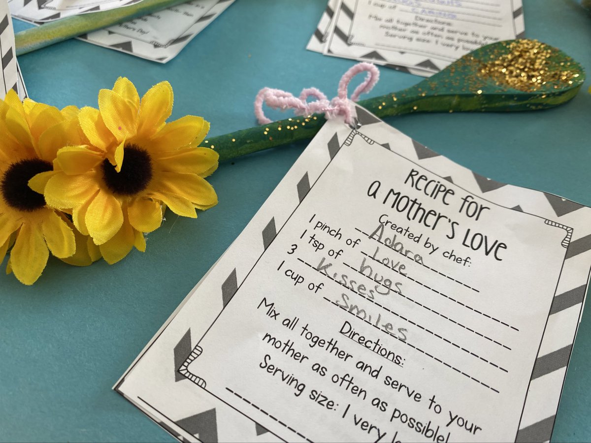 Room105Team's tweet photo. We made custom spoons for Mother’s Day! 🌸 Check out our special recipes we created too, (extra dashes of love included) 🥰 https://t.co/Cgj8GA78Lj