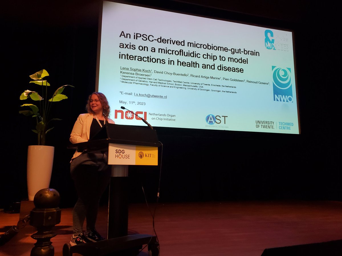 Lena Sophie Koch is here to describe a useful model system: a microbiome-gut-brain axis on a microfluidic chip.
The model allows interrogation of multi-organ interactions. #MMM2023