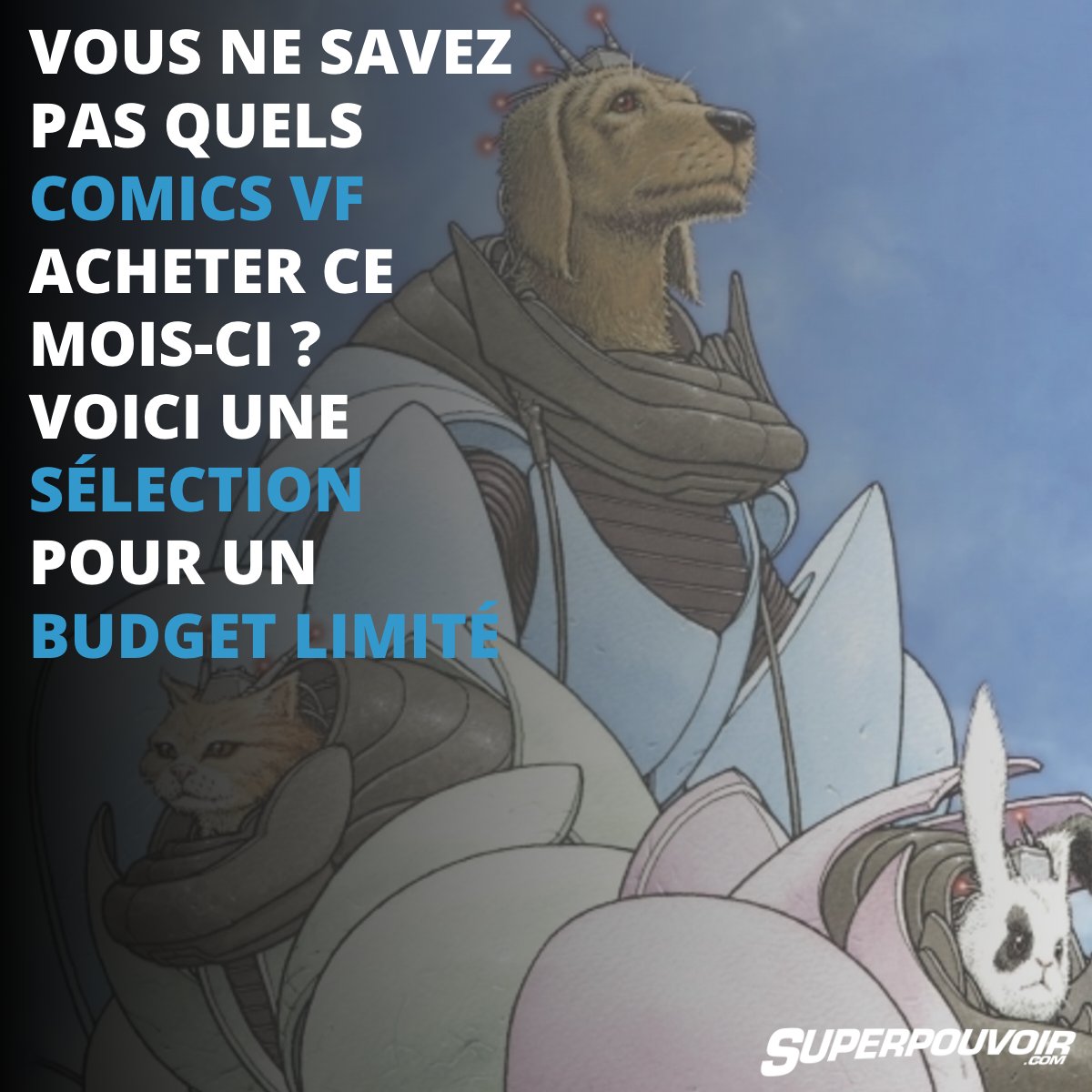 Superpouvoir's tweet photo. Vous ne savez pas quoi choisir parmi les comics VF de mai ? Voici une petite sélection ⤵️
https://t.co/KR9VKHYTZp
#Comics #ComicsVF #Sumerman #Batman #Nou3 #JurassicLeague #SpiderGwen #Hulk https://t.co/3pgytq0Qt2