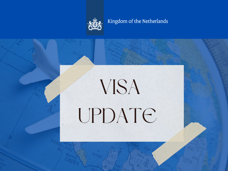 NLinIndia's tweet photo. ❗️Update❗️Delay in processing of visa applications.

Due to technical problem the 🇳🇱 visa processing time worldwide has been affected. We are working hard on solving the technical issues and addressing delays.

Applicants kindly take delays in account when you apply for a #visa. https://t.co/U3s4hIyXWu