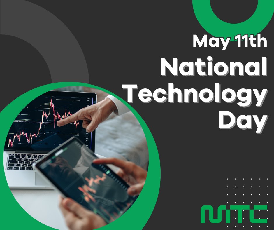 easyasmtc's tweet image. Happy National Technology Day! May we continue to use technology to make our world a better place! #ThinkMTC #DoITDifferently #NationalTechnologyDay