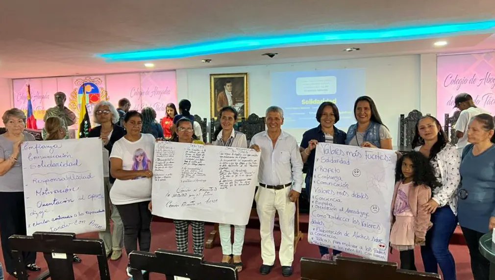 AlimentaTachira's tweet photo. Desde Táchira somos un solo @Alimenta_AS

¡Gracias al equipo nacional por enriquecer nuestros conocimientos para hacerlo cada vez mejor! Seguimos creciendo y aprendiendo juntos ⭐️

#UnSoloAlimenta 
#AlimentaLaSolidaridad
#Tachira 
#Comedores 
#Solidaridad 
#Equipo https://t.co/0WTOeC6kz0