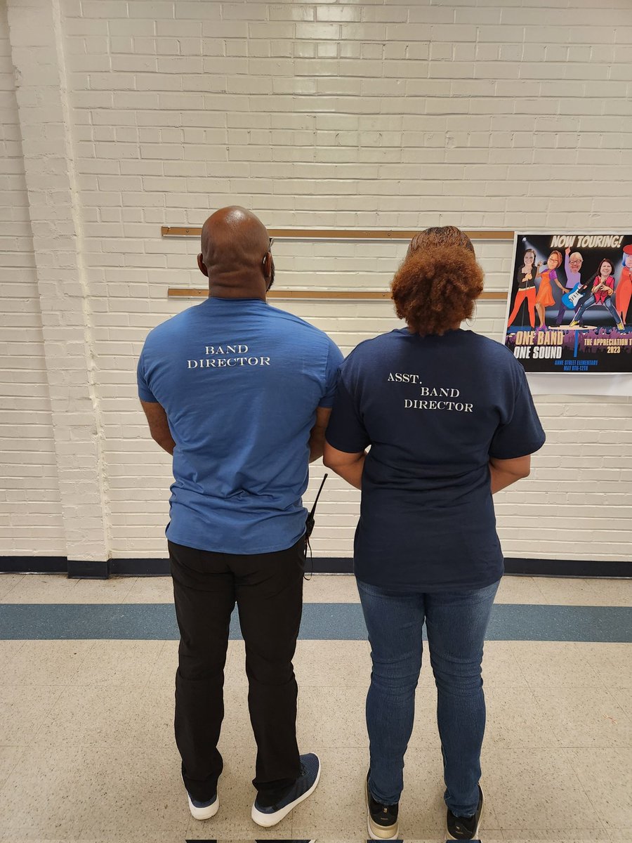 KierraRojas's tweet photo. On this One Band...One Sound...The Appreciation Tour @AnneStreetES, @Seabrookroyal2  and I are humbled &amp; honored to be the Director and Asst. Director of the band!
#leadingalongside
#TeacherAppreciationWeek2023 
@Seabrookroyal2 https://t.co/0rPfmfIk1e