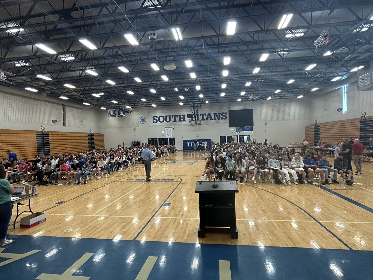 It’s here!  Graduation practice for the Class of 2023!