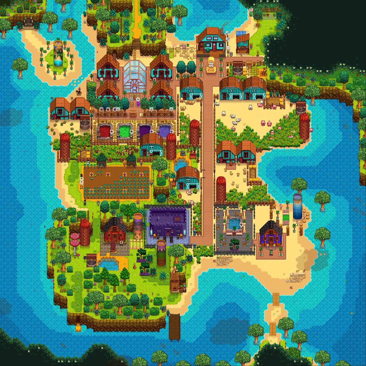 rafael f on Twitter "beach farm stardewvalley ConcernedApe"