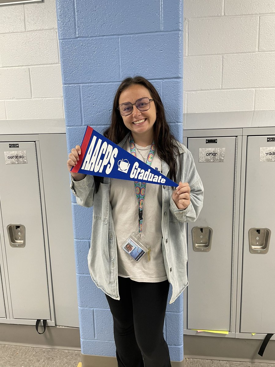 We are proud of our AACPSGrad Miss Fernandes  <a href="/RHLeeESAACPS/">RHLeeESAACPS</a>  She attended Jacobsville Elementary, Chesapeake Bay Middle , and Chesapeake High School! She is one of our awesome 5th grade teachers! #ProudAACPSGrad  #AACPSFamily