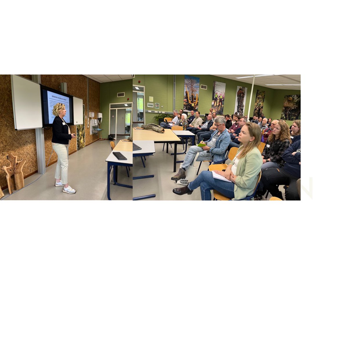 Interessante lezing samen met Angeline Mette over VTA en BVC tijdens #boominfodag