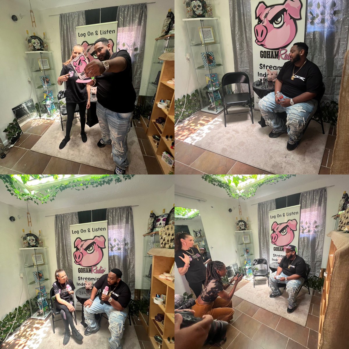 DJBILLEKNIGHT's tweet image. @dj_cheeseburger pulled up @gohamradio Thanks For The Interview we appreciate it. #westcoastpromorun☂ #CheeseCostExtra #RealLove ☂️🍔