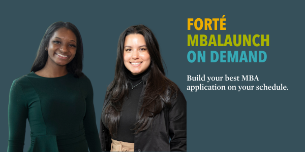 Applying to business school this year? Build your best #MBA application on your schedule with Forté MBALaunch On Demand. Get access to expert-led virtual sessions on application prep, the GMAT, and more. Enroll today! #MoreWomenLeading bit.ly/3Aw28aA