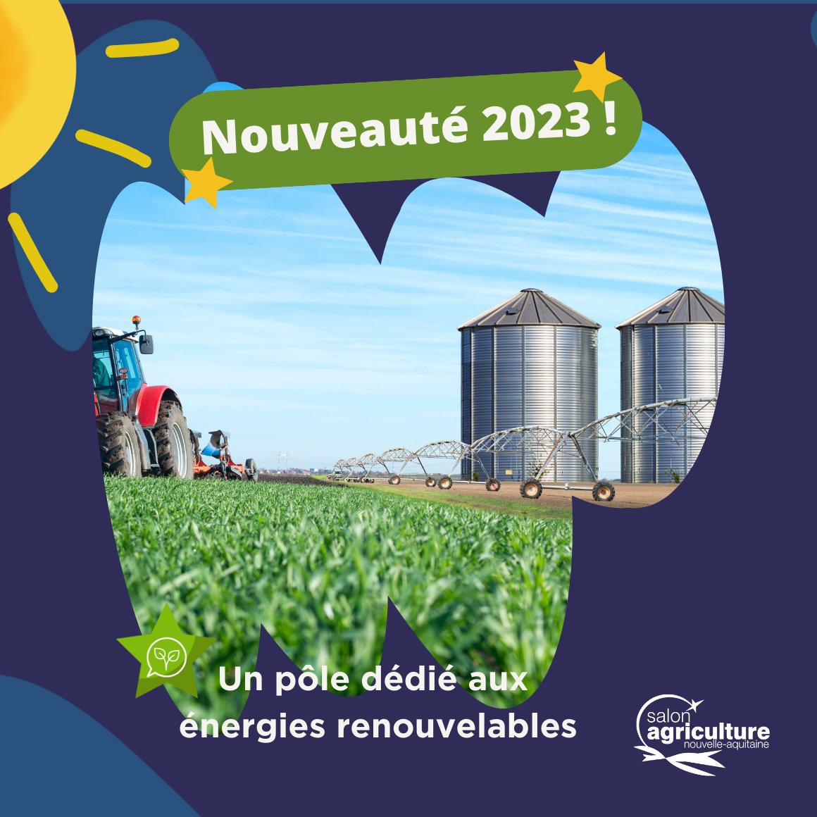 Agri_Aquitaine's tweet photo. Un pôle dédié aux énergies renouvelables pour promouvoir le développement de l'agro-écologie et des pratiques agricoles durables🌱

Découvrez les avancées et perspectives en matière de production d'énergies renouvelables dans le secteur agricole !🌾

#énergiesrenouvelables #SANA https://t.co/c6RYNt7g97