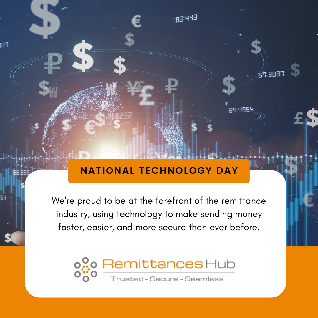 Technology  has the power to connect people across borders and create a more  inclusive world. At RemittancesHub, we're committed to leveraging the  latest tech to help our customers send and receive money safely and  quickly. 

#TechForInclusion #RemittancesHub