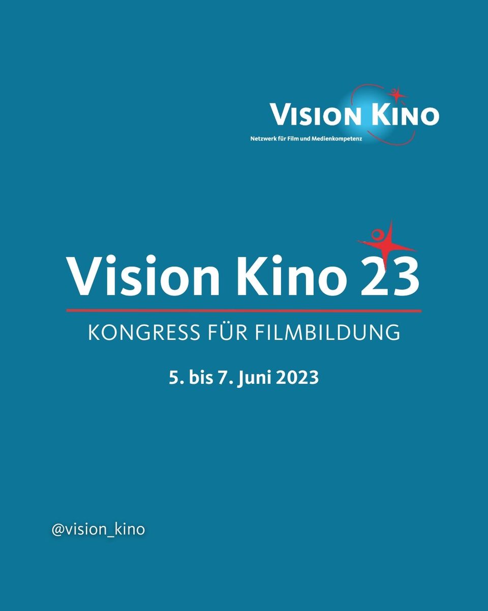 VisionKino's tweet photo. Alle zwei Jahre laden wir zu unserem #Kongress zu den Themen #Film, #Kino und #Bildung ein. 🎉
Vom 5. bis 7. Juni 2023 sprechen wir in #Hamburg gemeinsam über die Zukunft der #Filmbildung.

#SaveTheDate #Event #EventPlanning #Kongress2023 #Schule #Juni https://t.co/QAir1YDmfH