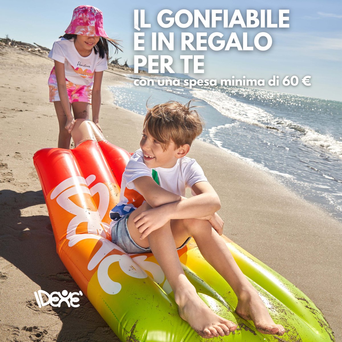 Le_Due_Torri's tweet photo. 🌞SUMMER TIME: IDEXE' TI REGALA un GONFIABILE con una spesa minima di 60€* su capi a tua scelta! 🌊
📢📢📢 Dall'11 al 31/05! Affrettati, le scorte sono limitate!
🏃 Ti aspettiamo in negozio!
* Promozione valida fino a esaurimento scorte
#leduetorrishoppingcenter #promo #idexe https://t.co/NPkPtaaOtS