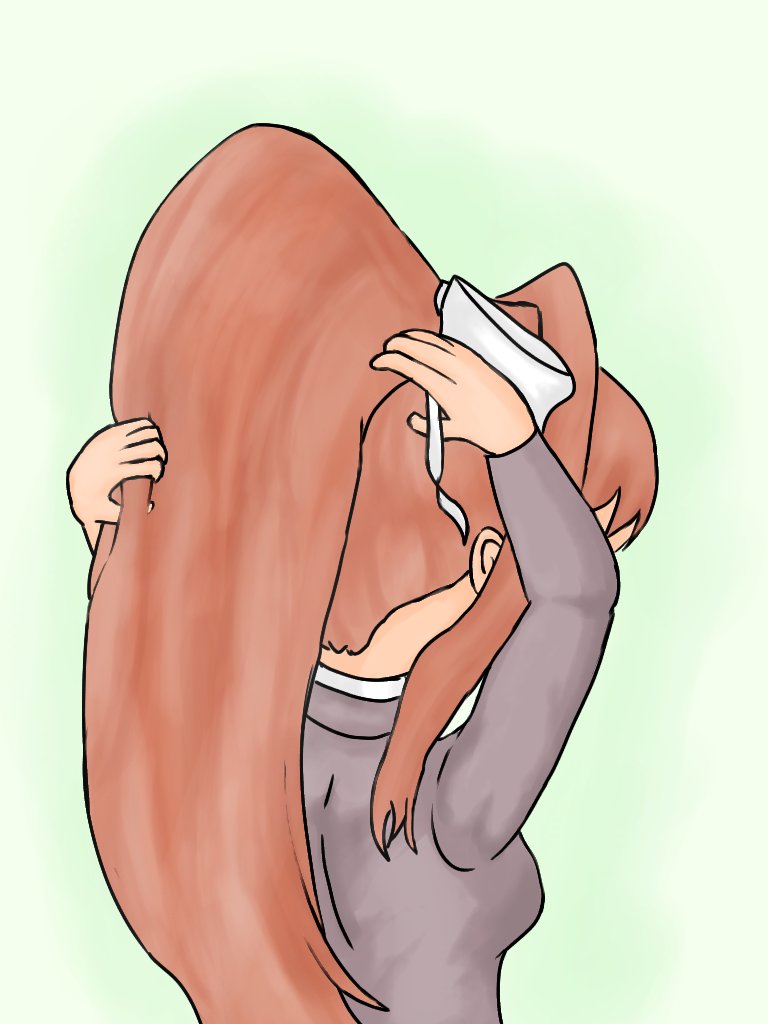 drawing monika daily tweet media