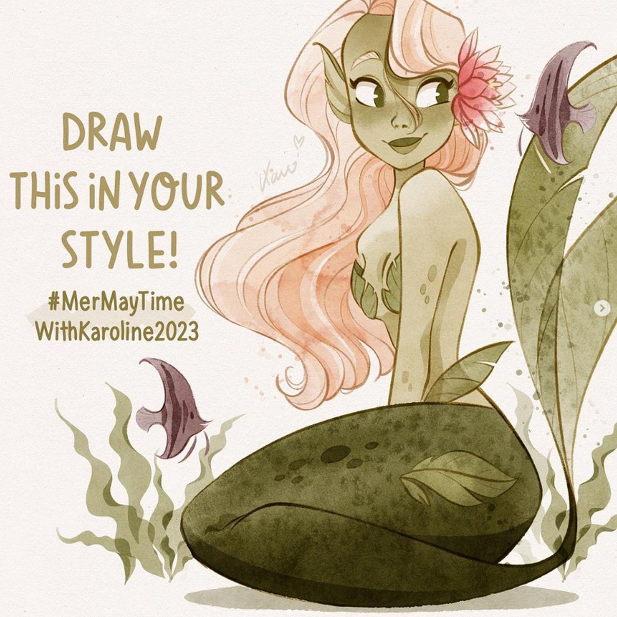 LaradisCraft's tweet photo. Nuevo #dtiys de @karolinepietrowski 🤗💚✨!! #MerMayTimeWithKaroline2023 #mermay #mermay2023 #mermaiddrawing #mermayart #mermaychallenge #mermaid #artist #artwork #digitalart #digitaldrawing #myart #myartwork #illustration #fanart #drawingchallenge #dtiyschallenge #laradis_craft https://t.co/gW2Rk3tVt1
